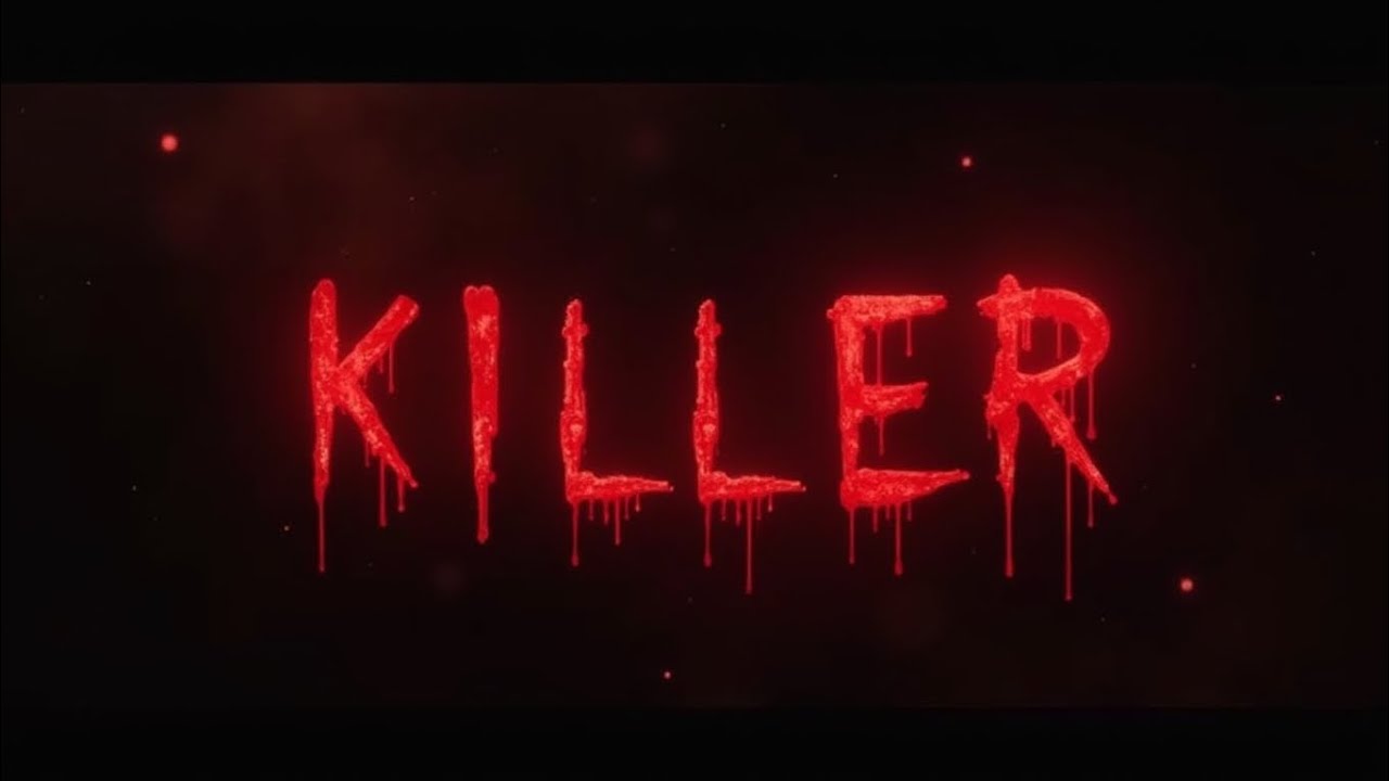 👻KILLER🩸😱 | Horror Title Animation in After Effects