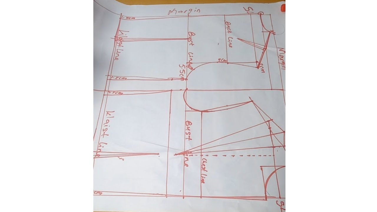 How to draft a perfect/well fitted bodice(half scale) pattern, using the Natalie Bray method.