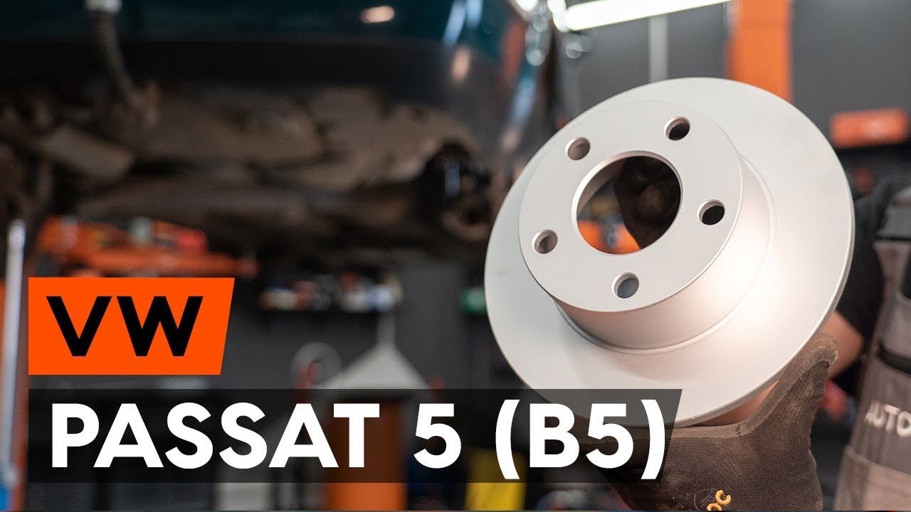 VW PASSAT 5 (B5) hátsó féktárcsa csere [ÚTMUTATÓ AUTODOC]