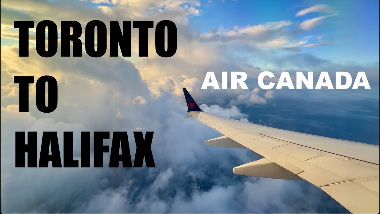 ✈️ Toronto Pearson Domestic T1 to Halifax Airport via Air Canada
