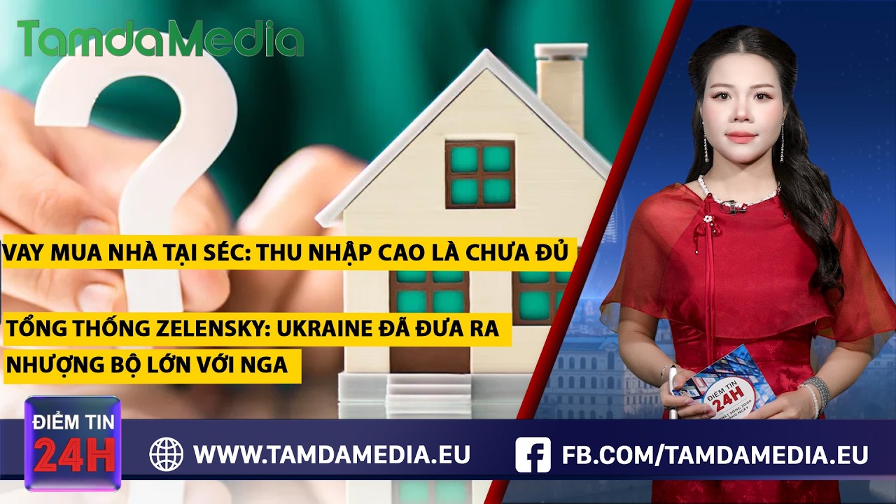 TamdaMedia | ĐIỂM TIN 24H - 22.02.2026 | Vay mua nhà tại Séc: Thu nhập cao là chưa đủ để được duyệt