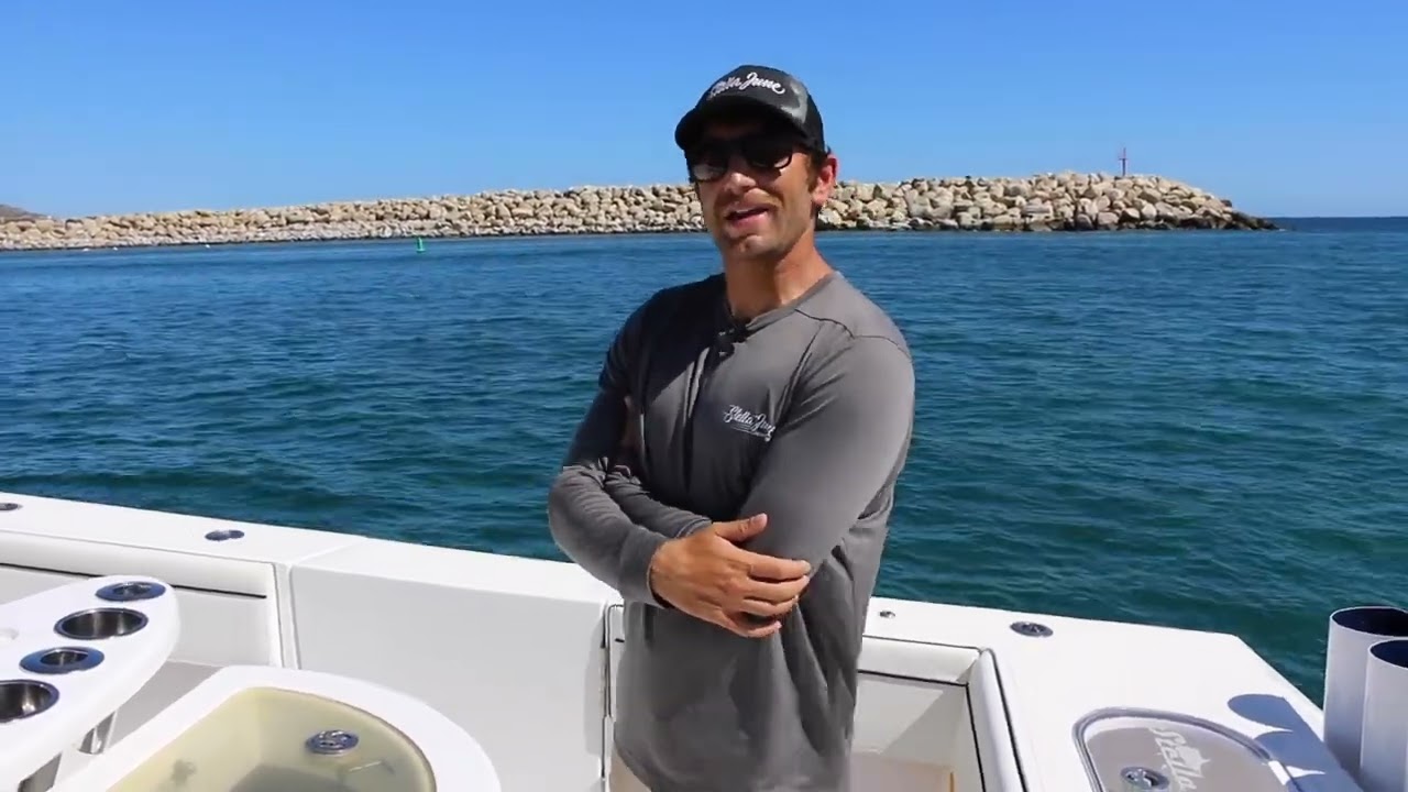 45’ SeaHunter “Stella June” walkthrough with Captain Evan Salvay in Cabo San Lucas.
