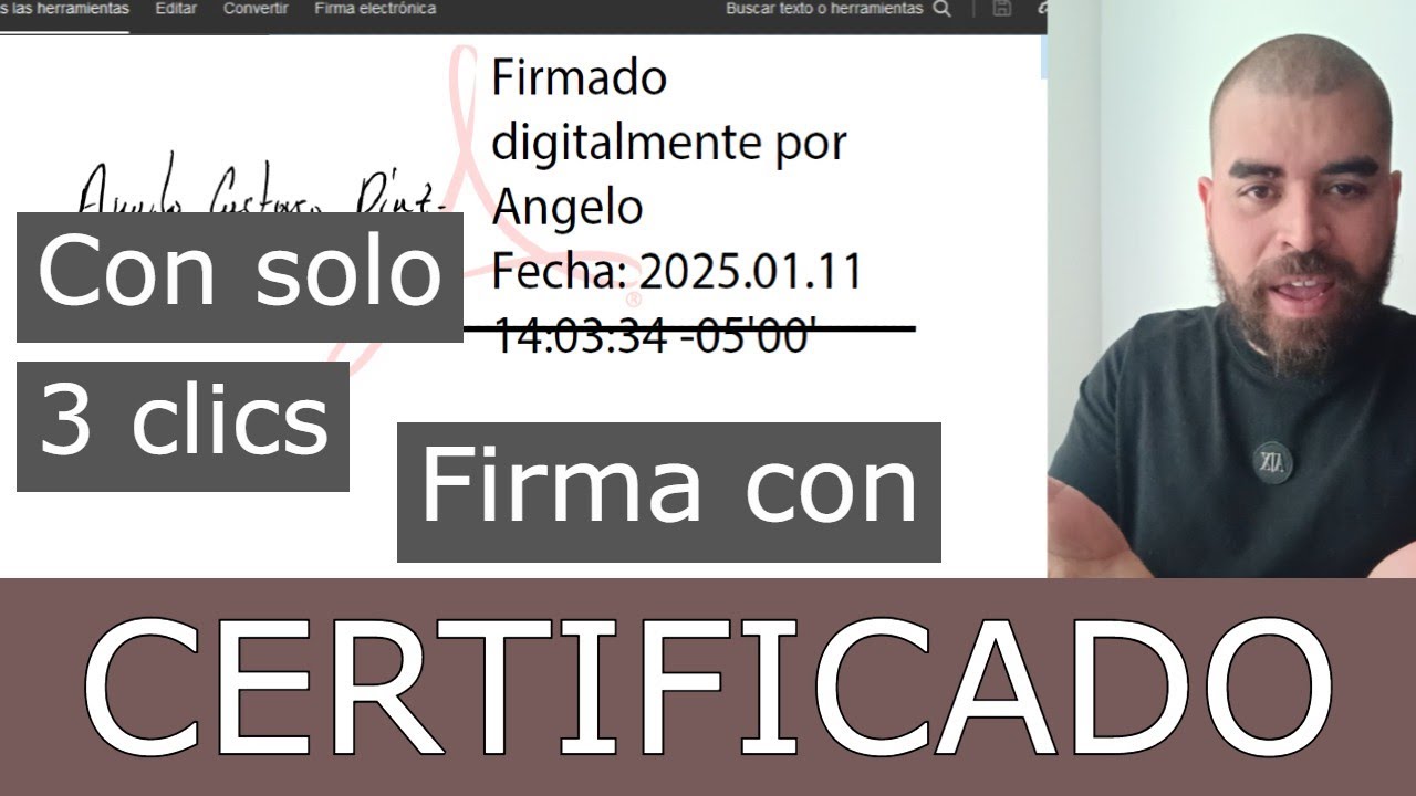 Como firmar un pdf con CERTIFICADO digital