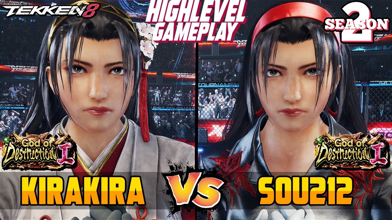 T8 &ndash; KIRAKIRA (Jun Kazama) vs SOU (Jun Kazama) &ndash; Tekken 8 High Level Gameplay