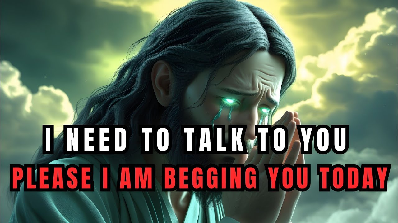 God Says: I NEED TO TAK TO YOU! PLEASE🙏 I AM BEGGING YOU TODAY 💔
