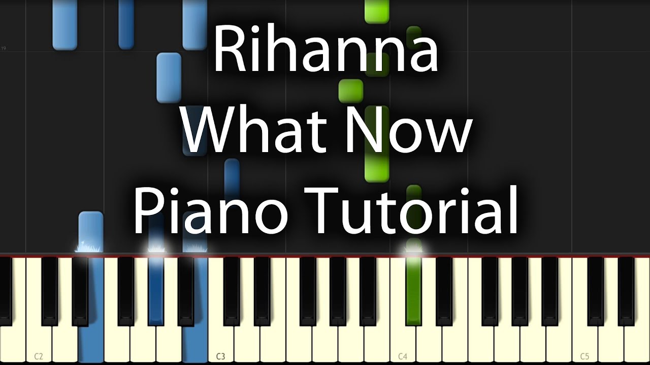 Rihanna - What Now Tutorial (How To Play on Piano)
