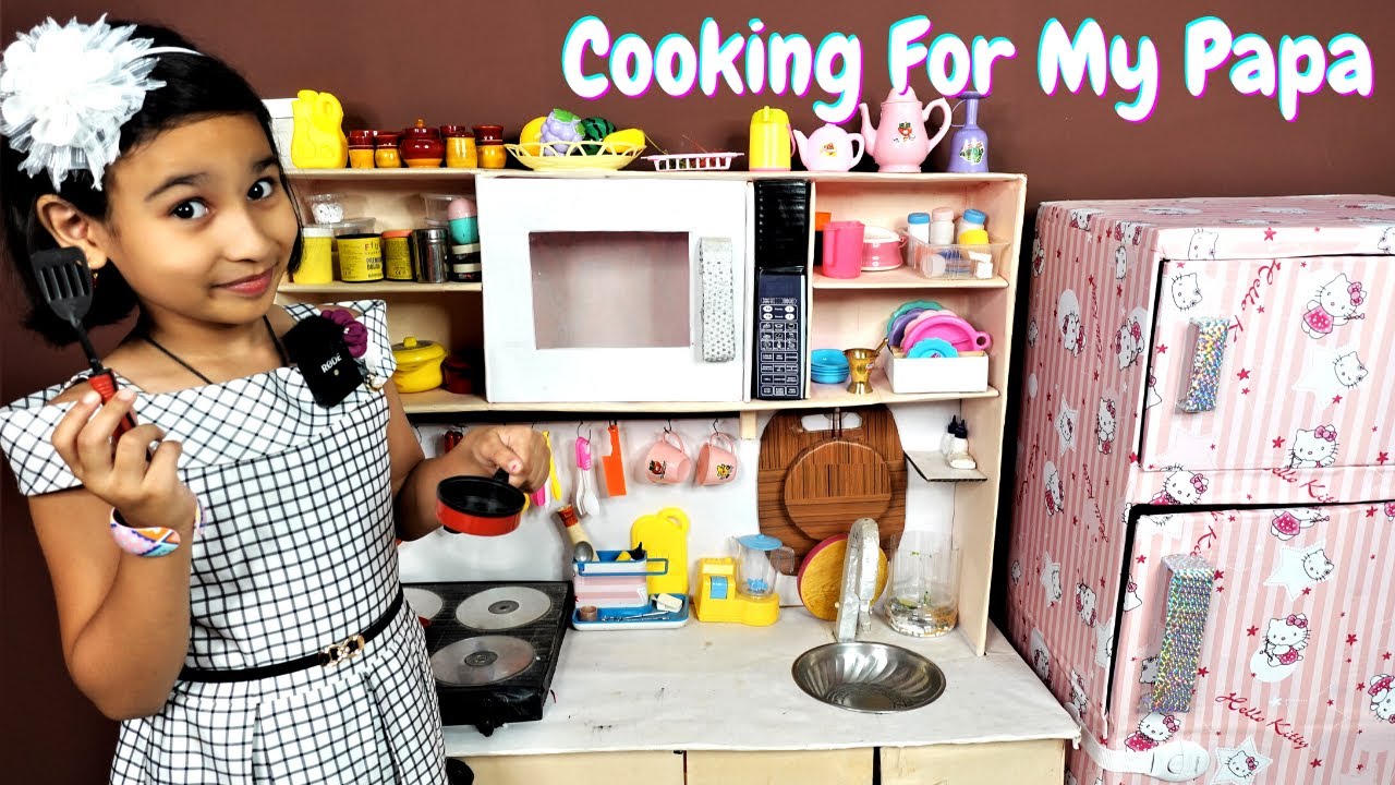Cooking game in Hindi Part-32 / Cooking for my Papa  | #LearnWithPari