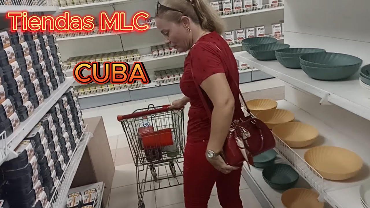 Visitando Tiendas MLC en Camagüey Cuba y Todo Esto gasté 😱 / Están surtidas las Tiendas? 🤔🫣