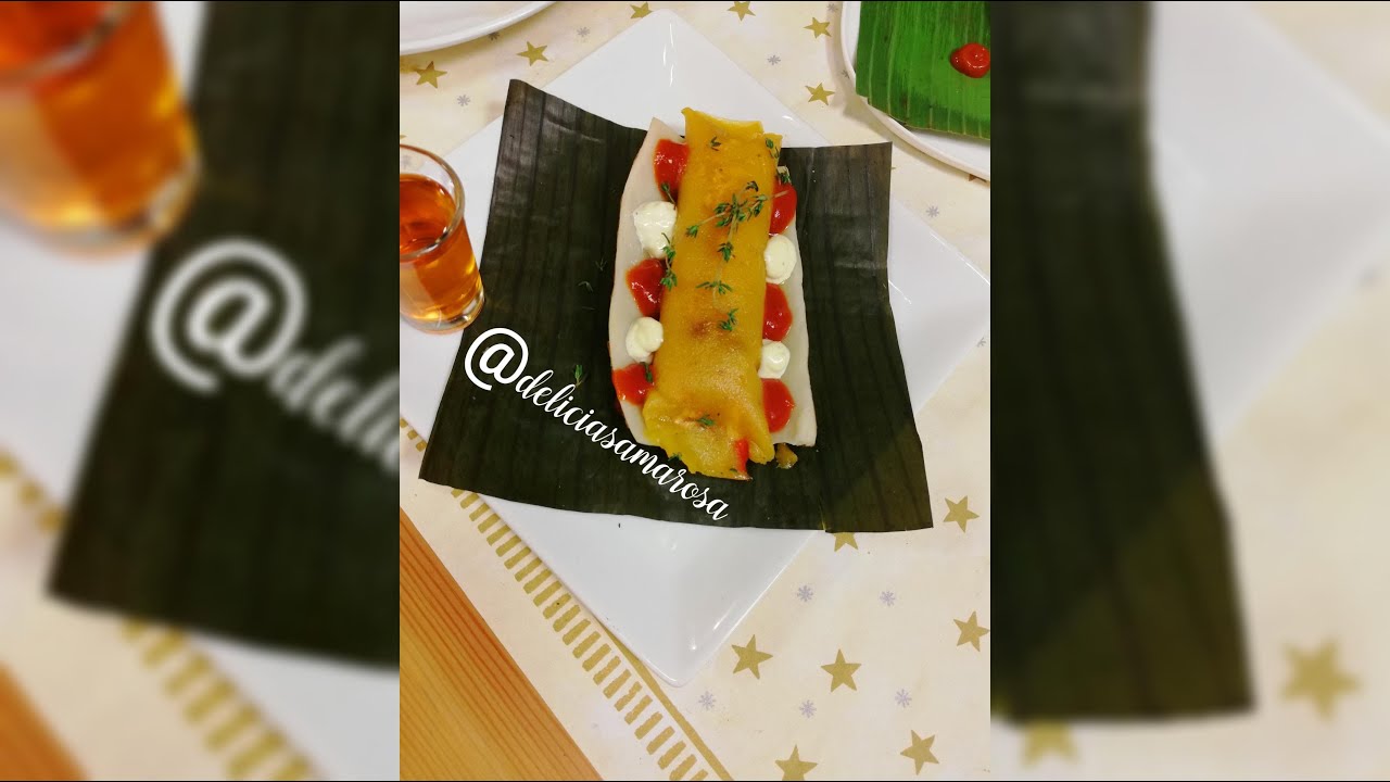 Pasteles en Hoja de Platanos Verdes.Yuca y Platanos Maduros