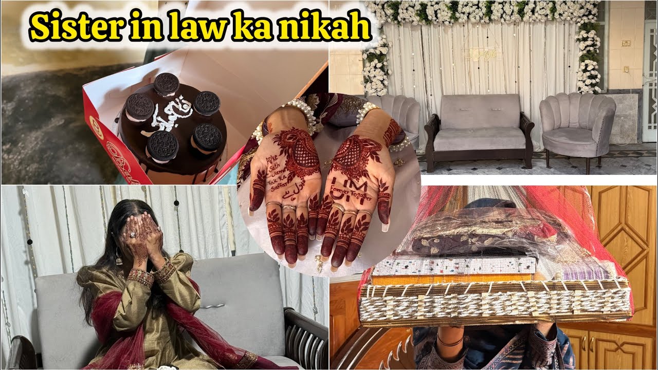 Sister in law ka Nikah🥰❤️Sasural Waly Atna Acha Dress Laye