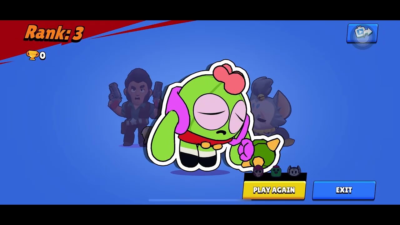Part 2 of playing with spike until I hit 1000 trophies with him.￼￼￼￼
