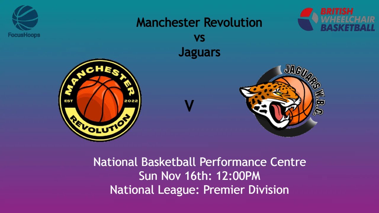 Manchester Revolution v  Jaguars Premier Division 16.11.25