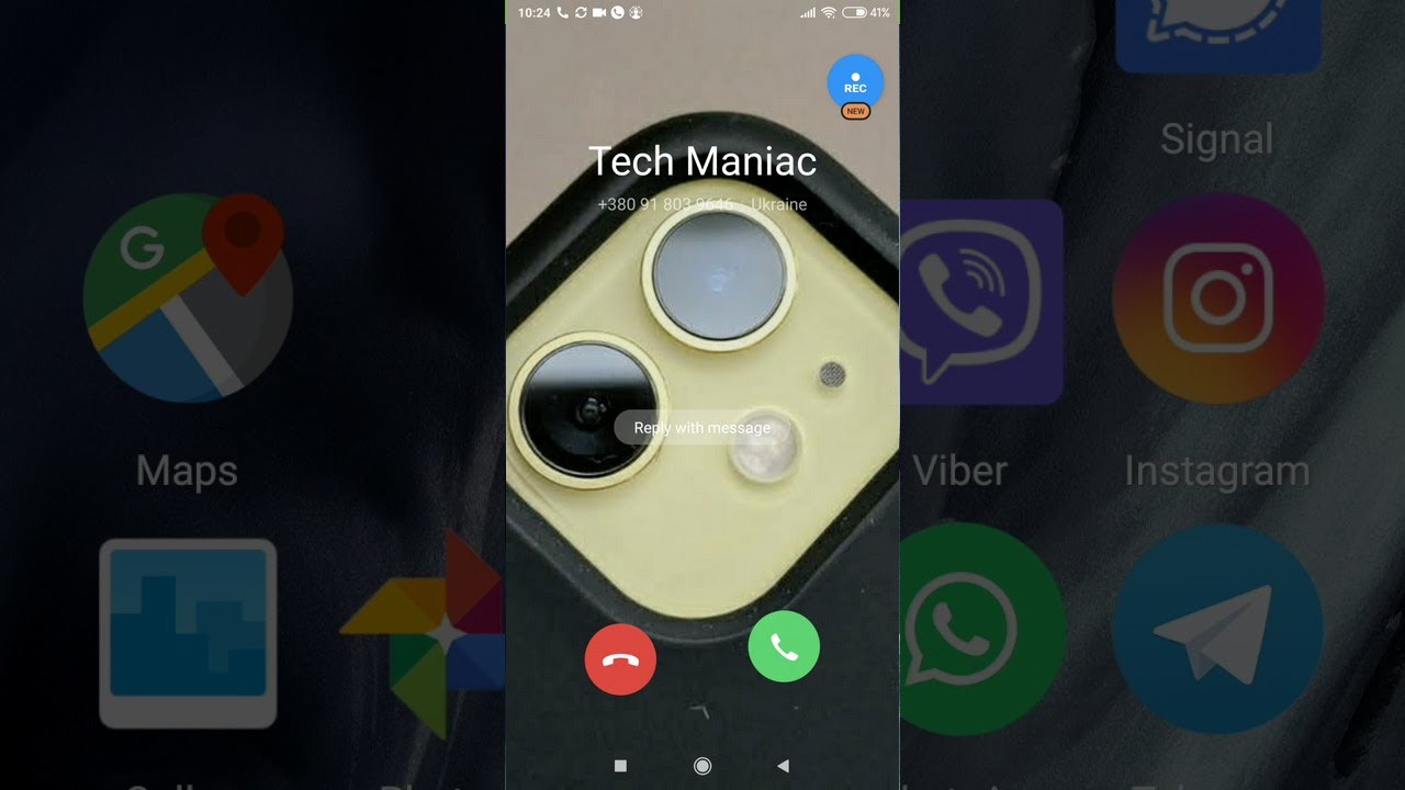Xiaomi Android 9 Mi Dialer Incoming Call Screen and Ringtone (MIUI 11)