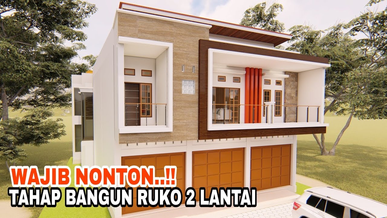 Wajib Nonton..!!Begini Tahap bangun Ruko minimalis 2 lantai 11x15m