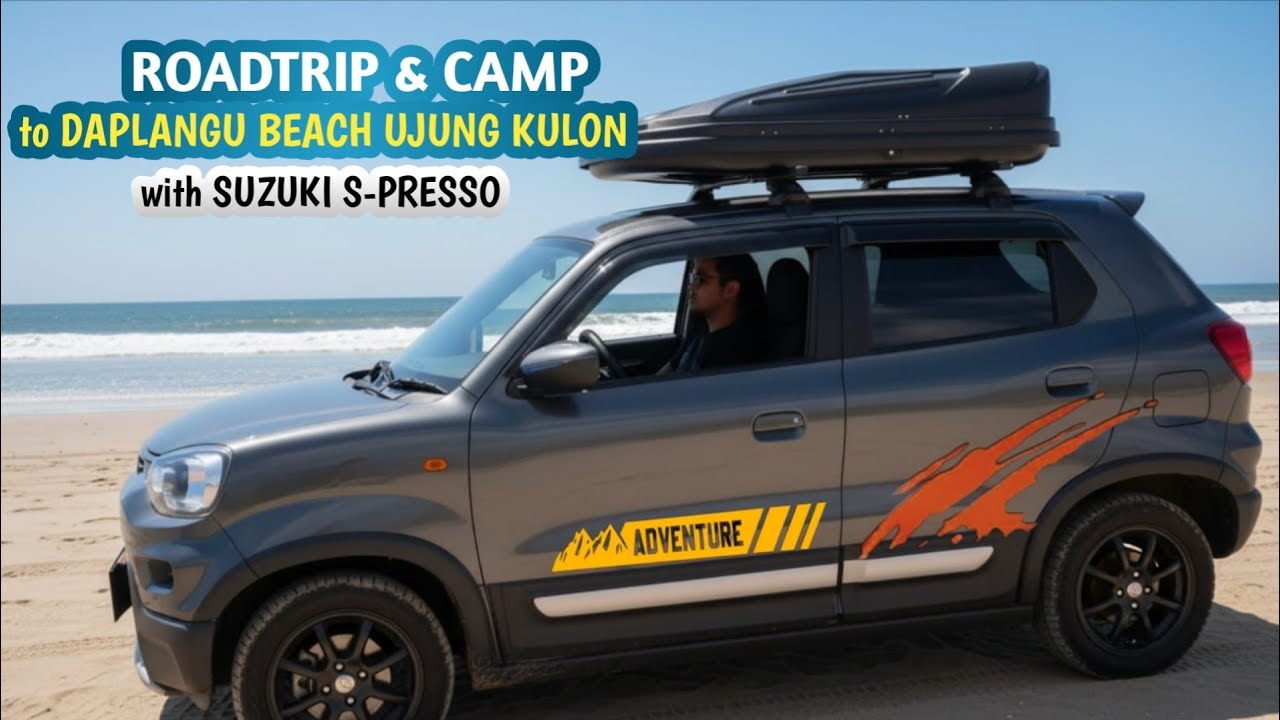 Road Trip dan Camping ke Pantai Daplangu Bersama Suzuki S-presso| BBM 200rb utk PP 490km,irit/Boros?