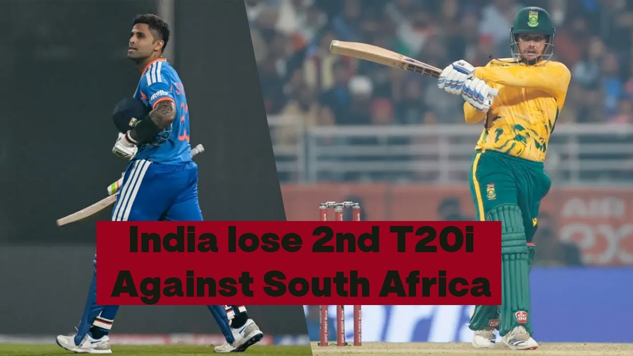 India lose 2nd T20i against South Africa