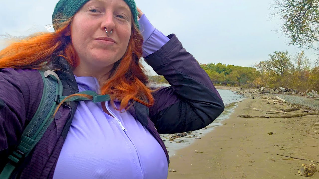 Redhead in the Late Autumn Forest: Magical Forest Stroll