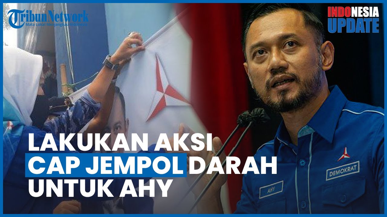 Nyatakan Dukungan Setia pada AHY, DPD Demokrat DKI Lakukan Cap Jempol Darah