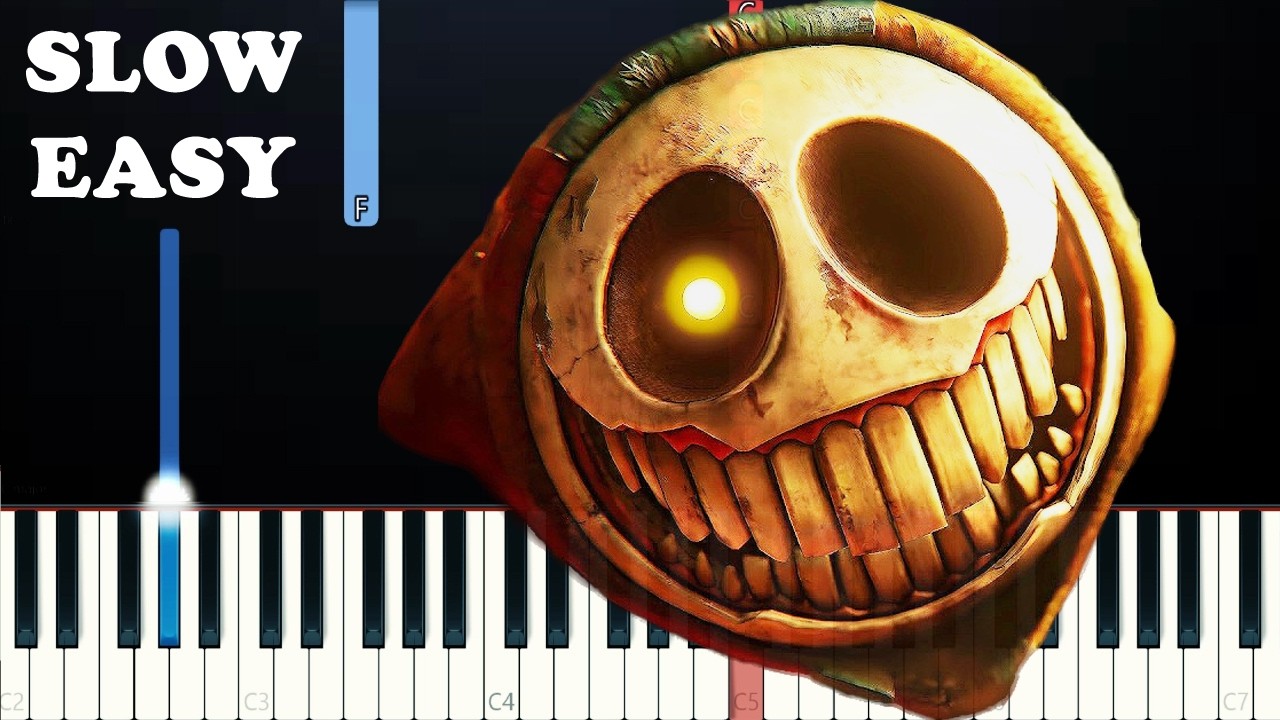 CG5 - (Poppy Playtime Chapter 5) Wrong Side Out (SLOW EASY PIANO TUTORIAL)
