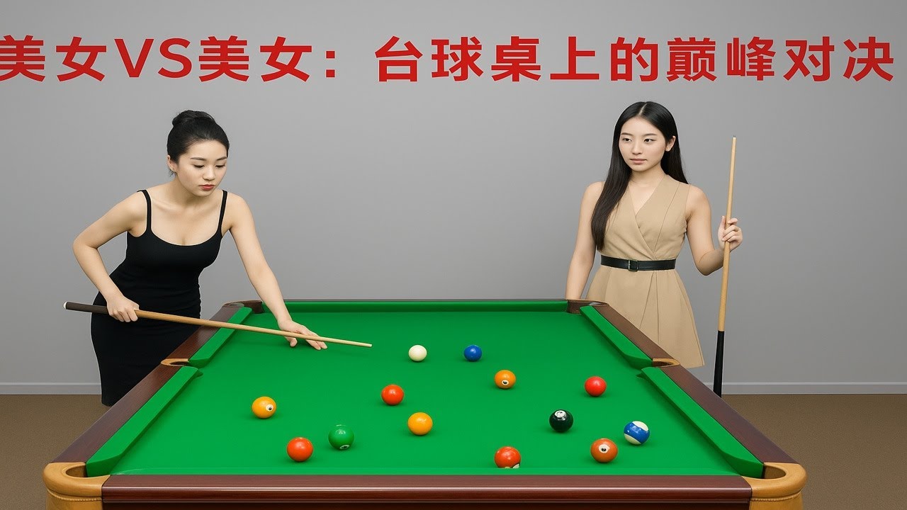 美女VS美女：台球桌上的巅峰对决！
