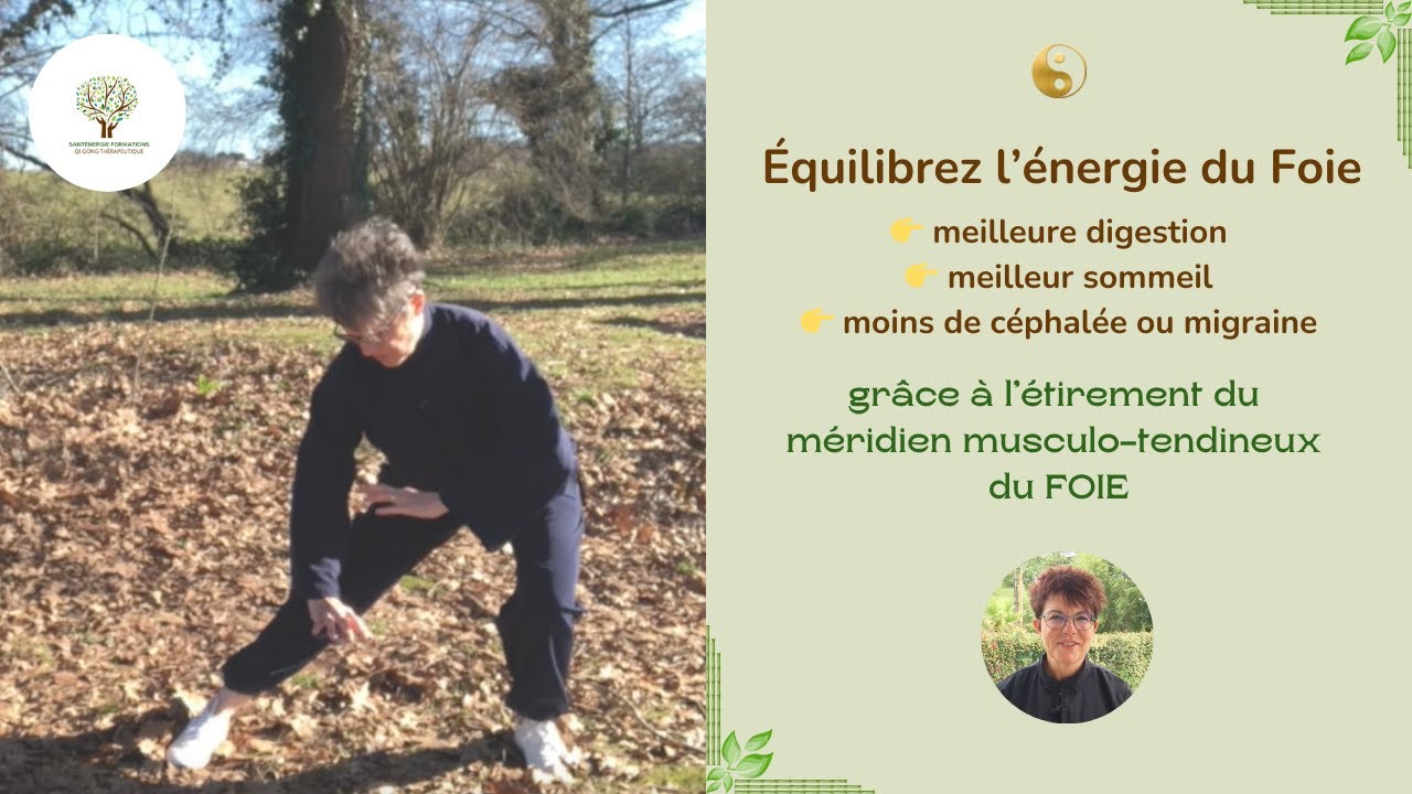 Étirement du Méridien musculo-tendineux du Foie