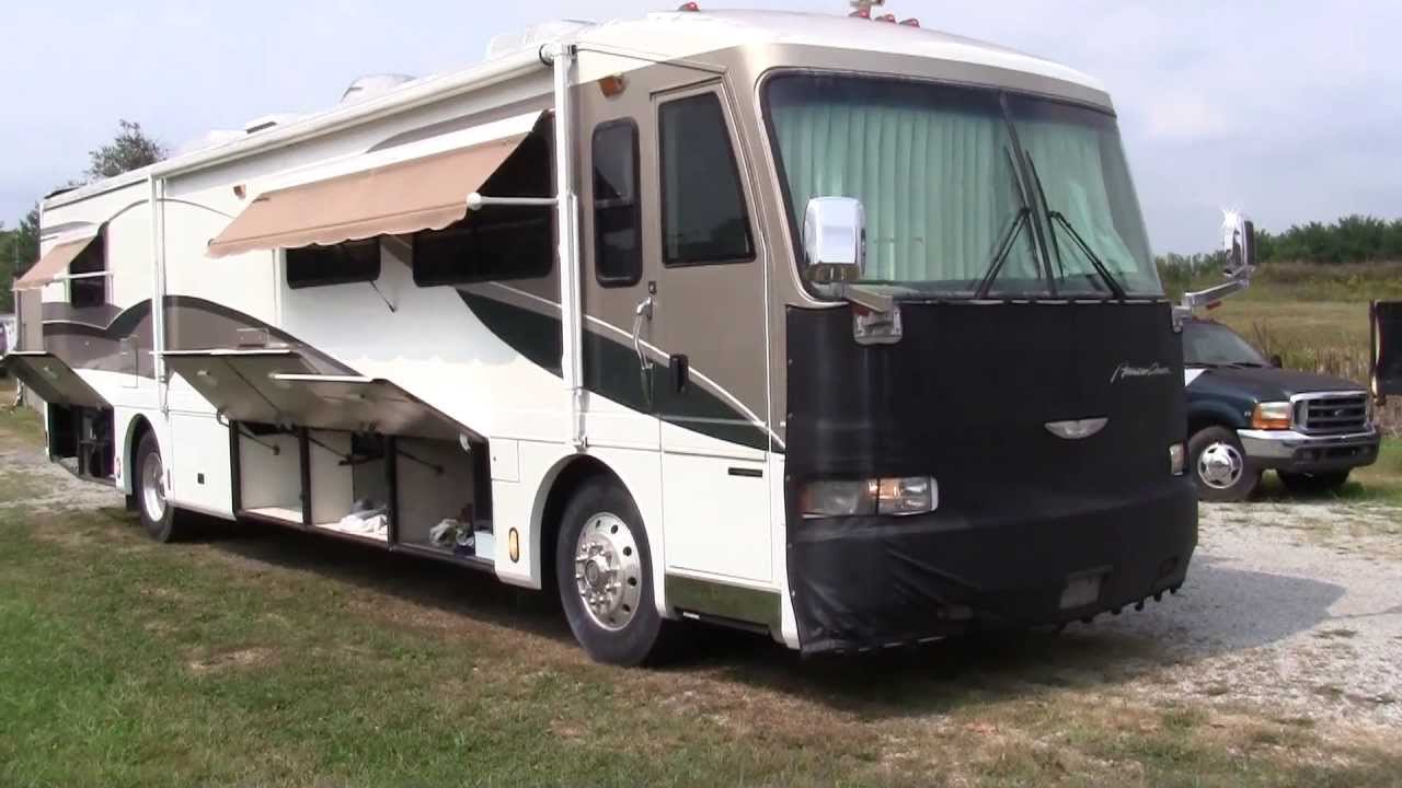 1999 Fleetwood American Dream luxury class A diesel pusher motorhome walk-around video