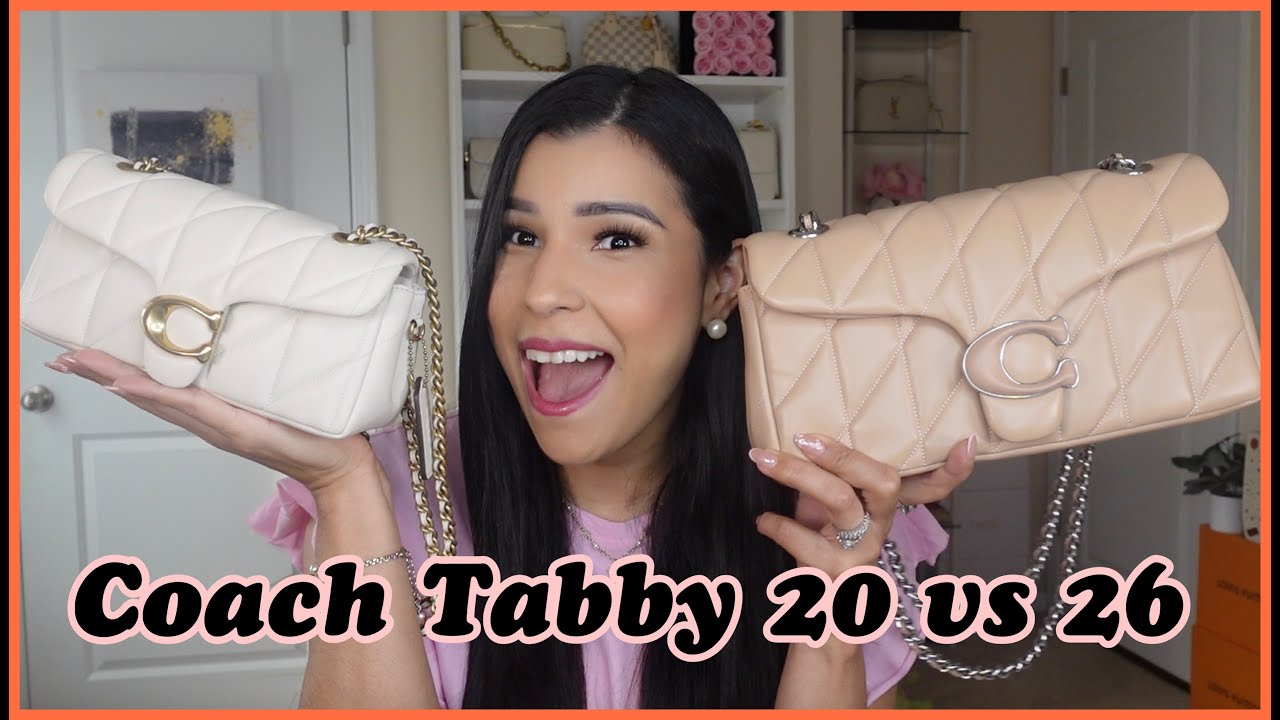 FINALLY I GOT THE COACH QUILTED TABBY!!! SIZE 20 VS 26 AND NEW CHANEL JEWELRY