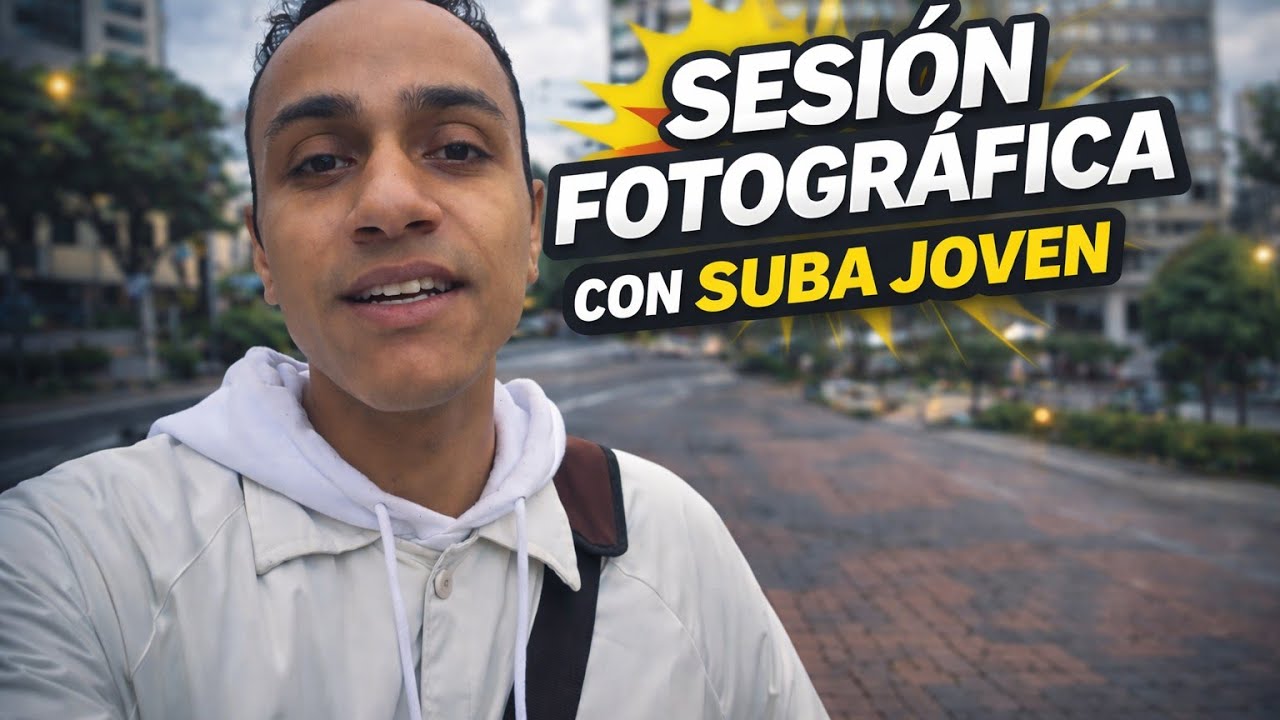 Sesión fotografíca con @subajovenoficial - VIDEO VLOG # 1.    #vlog #foto #fotografia 
