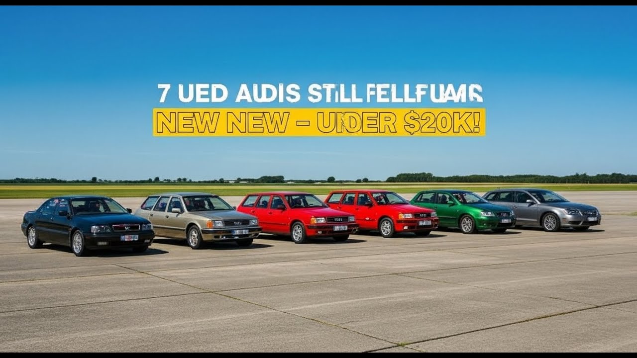 7 подержанных Audi, которые в 2025 году выглядят как новые — менее 20 тысяч долларов!