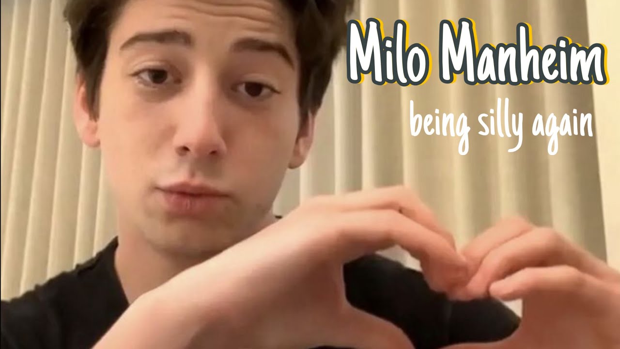 Milo Manheim being silly again