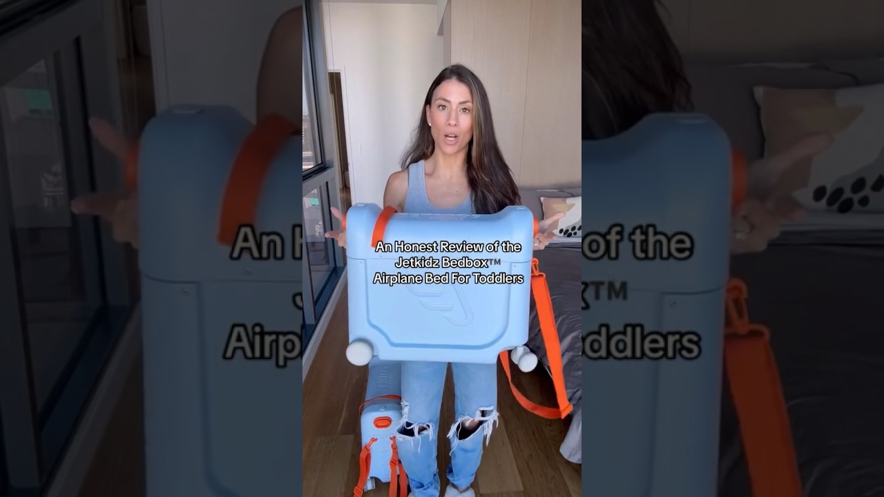 HONEST REVIEW: Jetkids Bedbox&trade;️Airplane Bed For Toddlers #travelwithbaby #flyingwithbaby