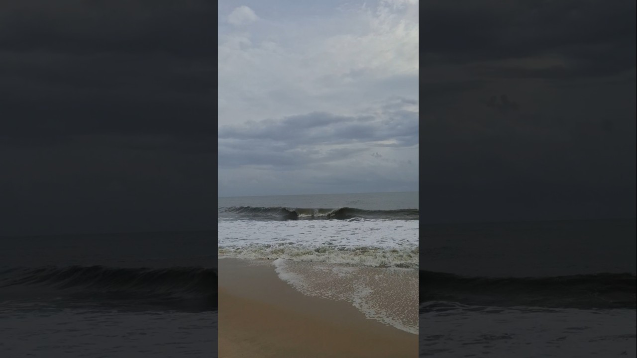 Arabian sea Alappuzha beach⛱️ #sea #nature