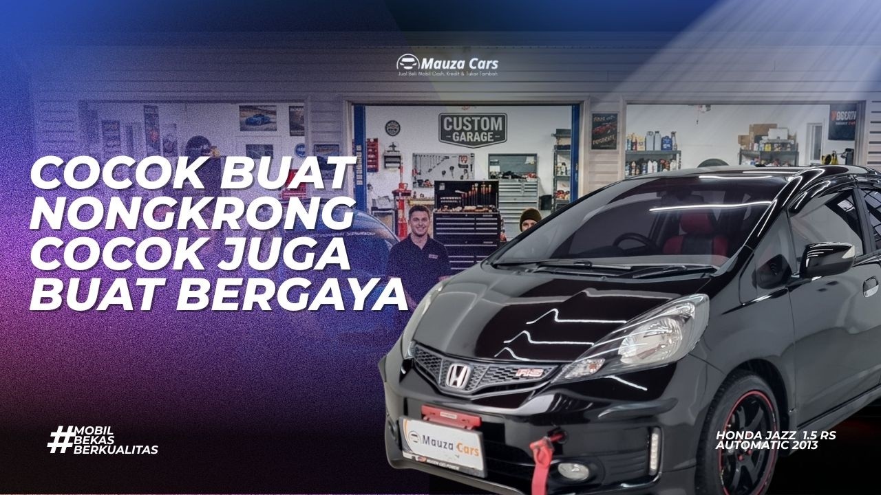 COCOK BUAT NONGKRONG CUMA 10 JUTAAN! Honda Jazz 1.5 RS Automatic 2013