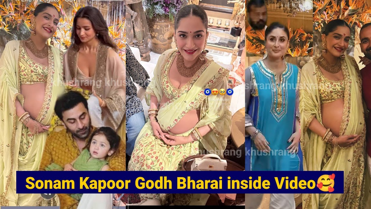 Sonam Kapoor Godh Bharai Kareena Kapoor Alia Bhatt  All Family Joyful moments