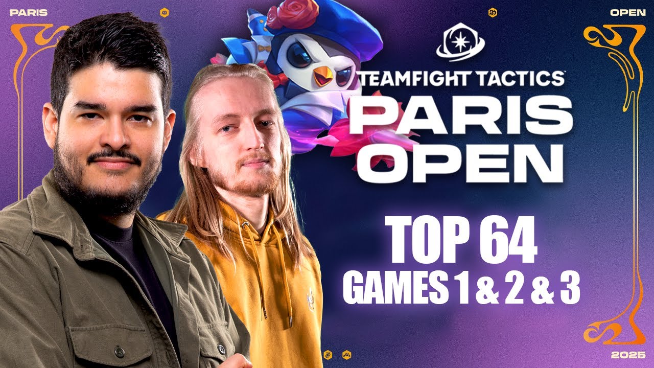 TFT Paris Open | Top 64 : Games 1, 2 & 3 (PDB, Etreinfame & Opale)