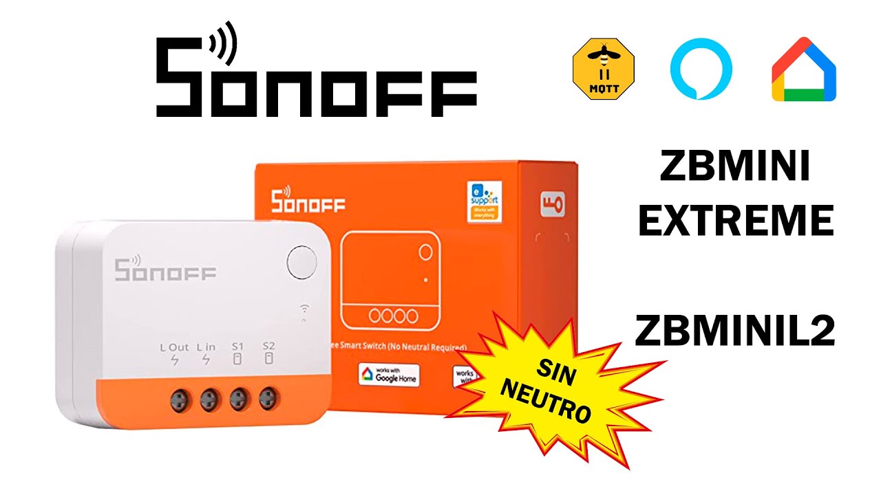 Sonoff Mini Zigbee SIN NEUTRO - Sonoff ZBMINIL2 -