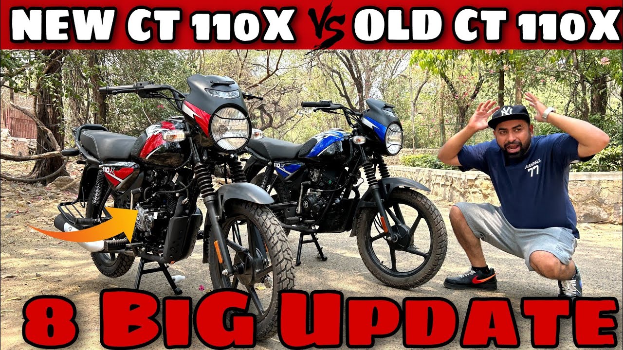 2025 New Bajaj CT 110X 8 BIG UPDATE 😍 | OLD CT 110X DEEP DETAILS COMPARISON REVIEW 🔥 | Price Mieage