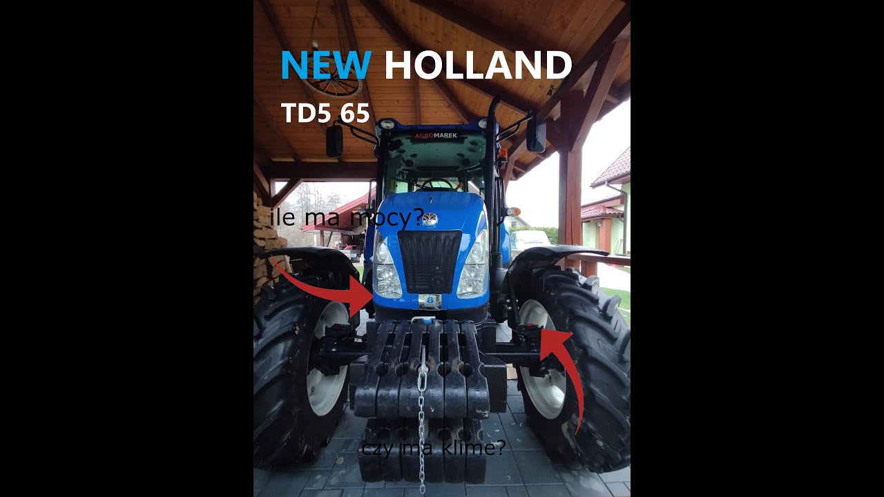 Prezentacja ciągnika new holland td5 65.
