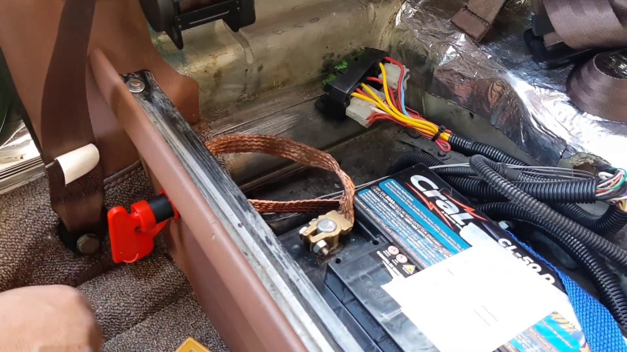 Como instalar chave geral no Fusca, chave geral carro com Fuelltec Turbo aspirado chave na bateria