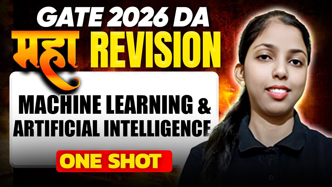 Machine Learning & Artificial Intelligence MAHAREVISON Session GATE DA through Questions | One Shot