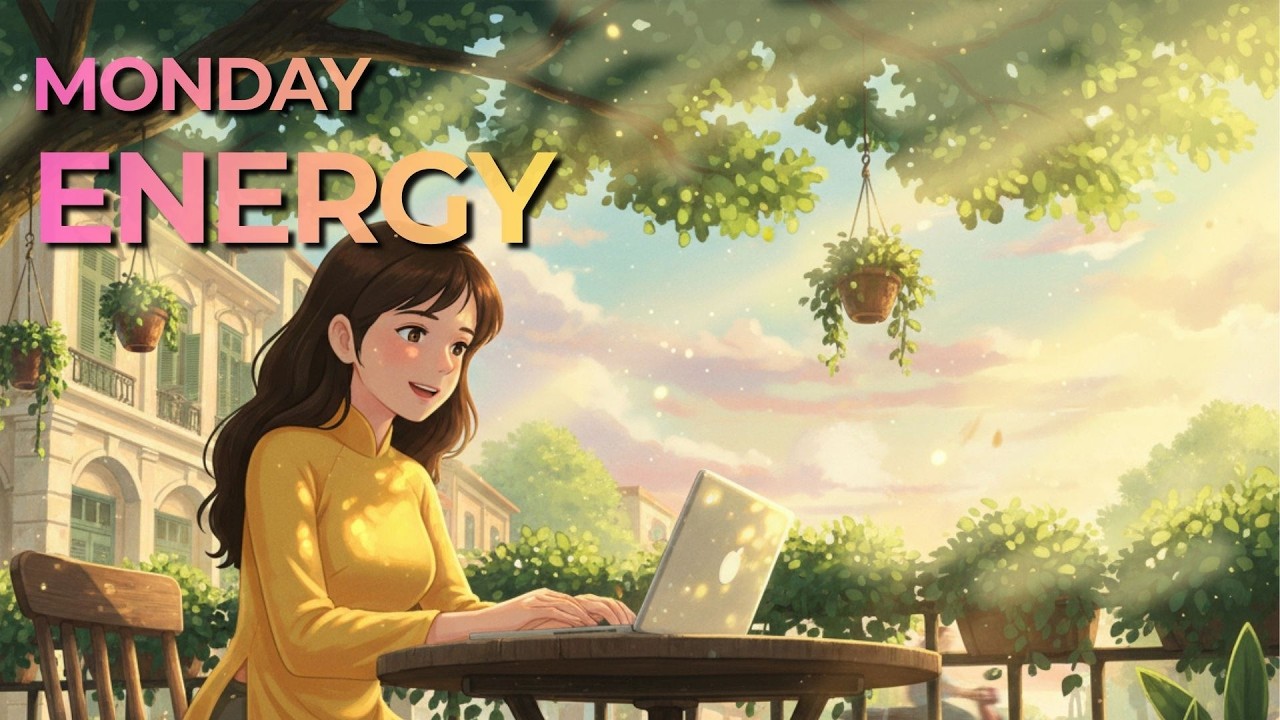 Monday Morning Energy ☕ Upbeat Lofi & Jazzhop for Focus | Start Your Week Right