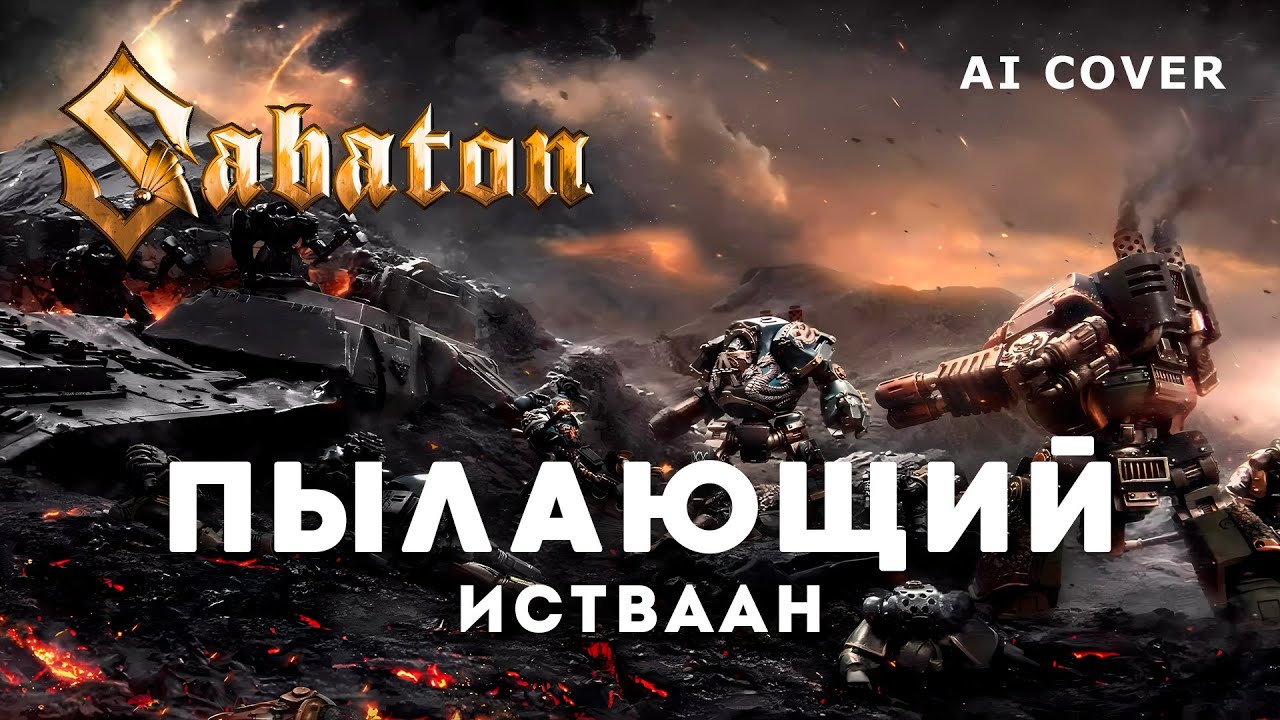 SABATON - Пылающий Истваан WARHAMMER Hammer Of Faith AI Cover