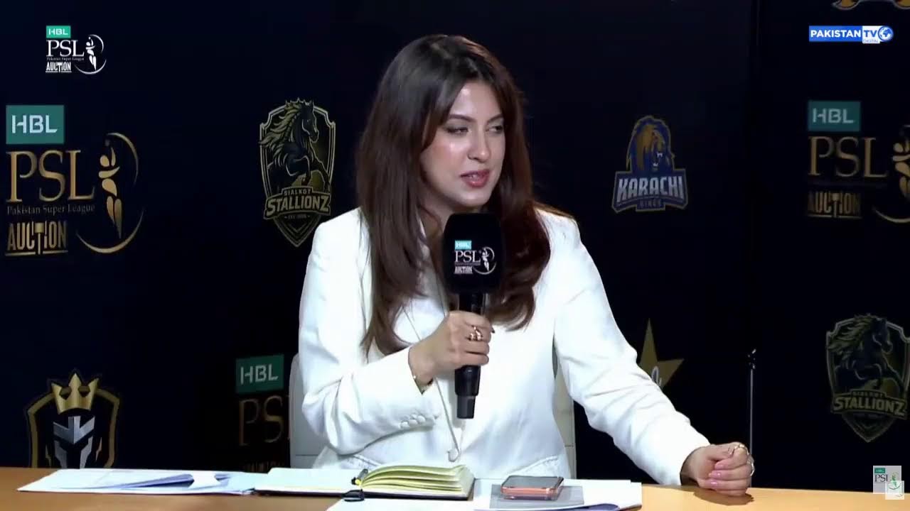 LIVE: PSL 11 Player Auction 2026 in Lahore