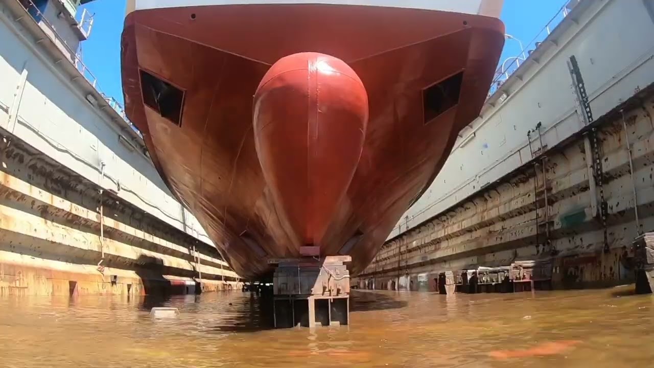 LNG conversion passenger ship 'Münsterland' - timelapse