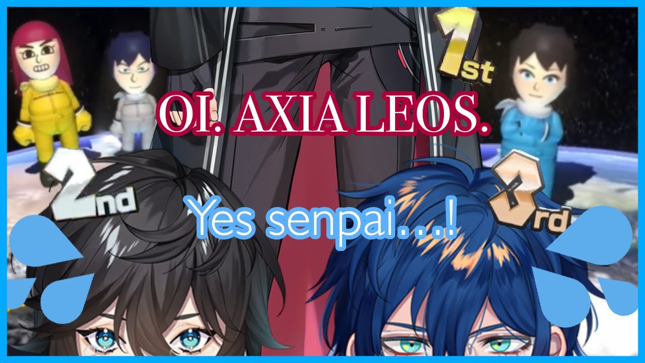 When Mario Kart determines who SENPAI is [Axia Krone/ Lauren Iroas/Leos Vincent/Nijisanji] (eng sub)