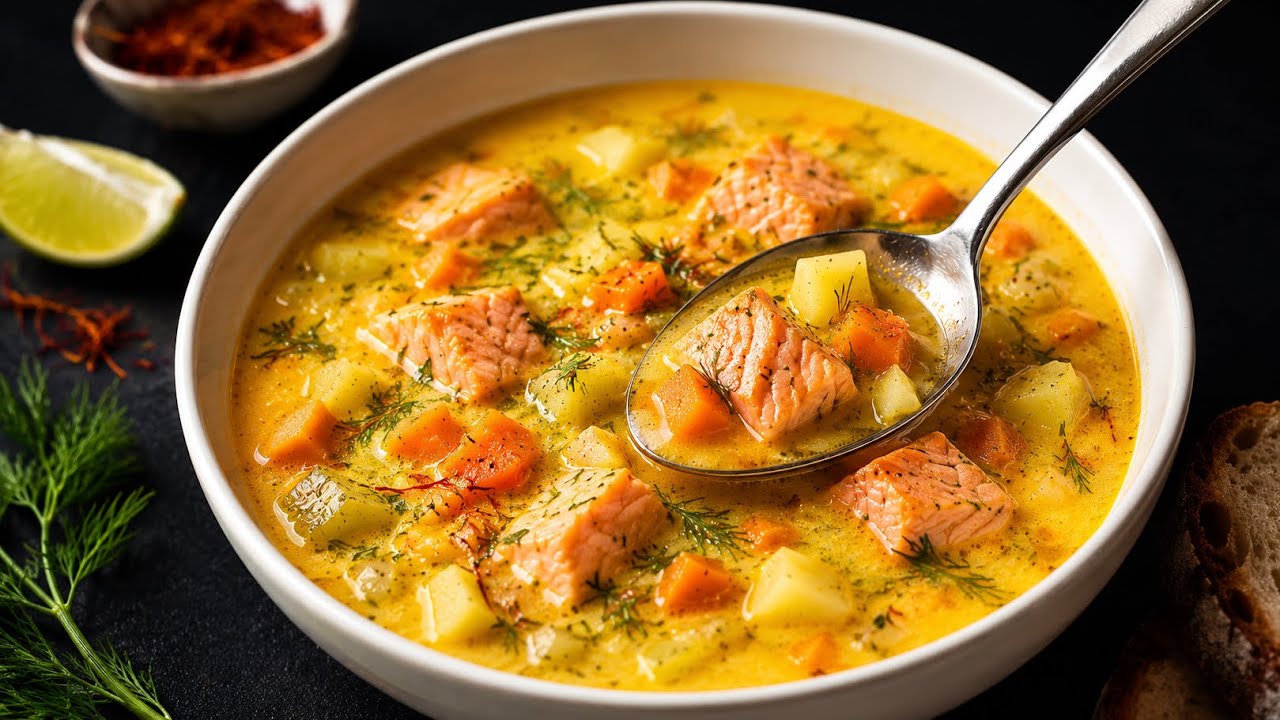 🤍Incredibly Delicious Fish Soup – A Simple Norwegian Recipe That Everyone Loves ✨