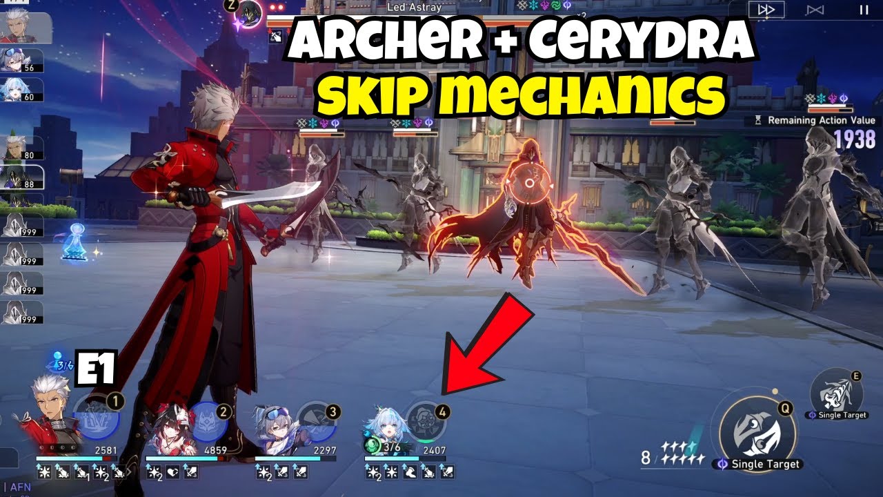Archer Cerydra VS Flame Reaver (AS): Brute Force | Honkai: Star Rail 3.5 (V2)