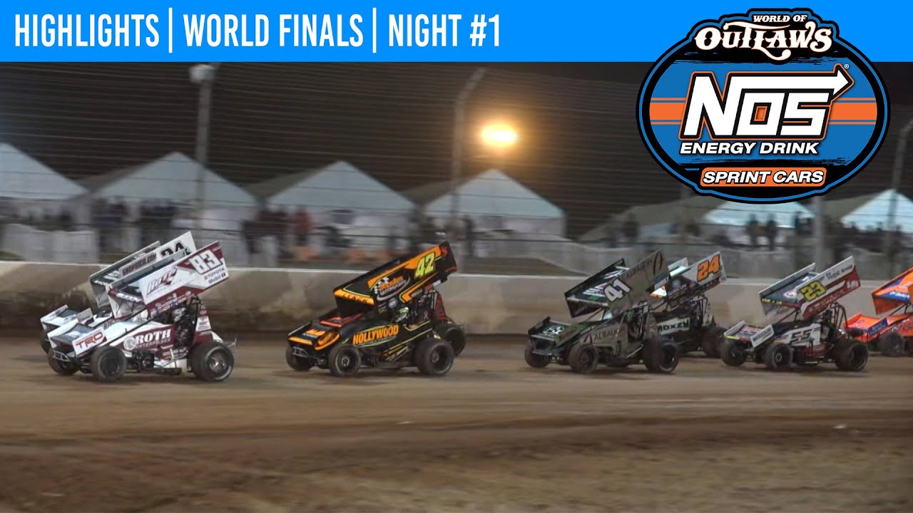 Автомобили World of Outlaws NOS Energy Drink Sprint | Ночь мирового финала №1 | 6 ноября 2025 г. ...