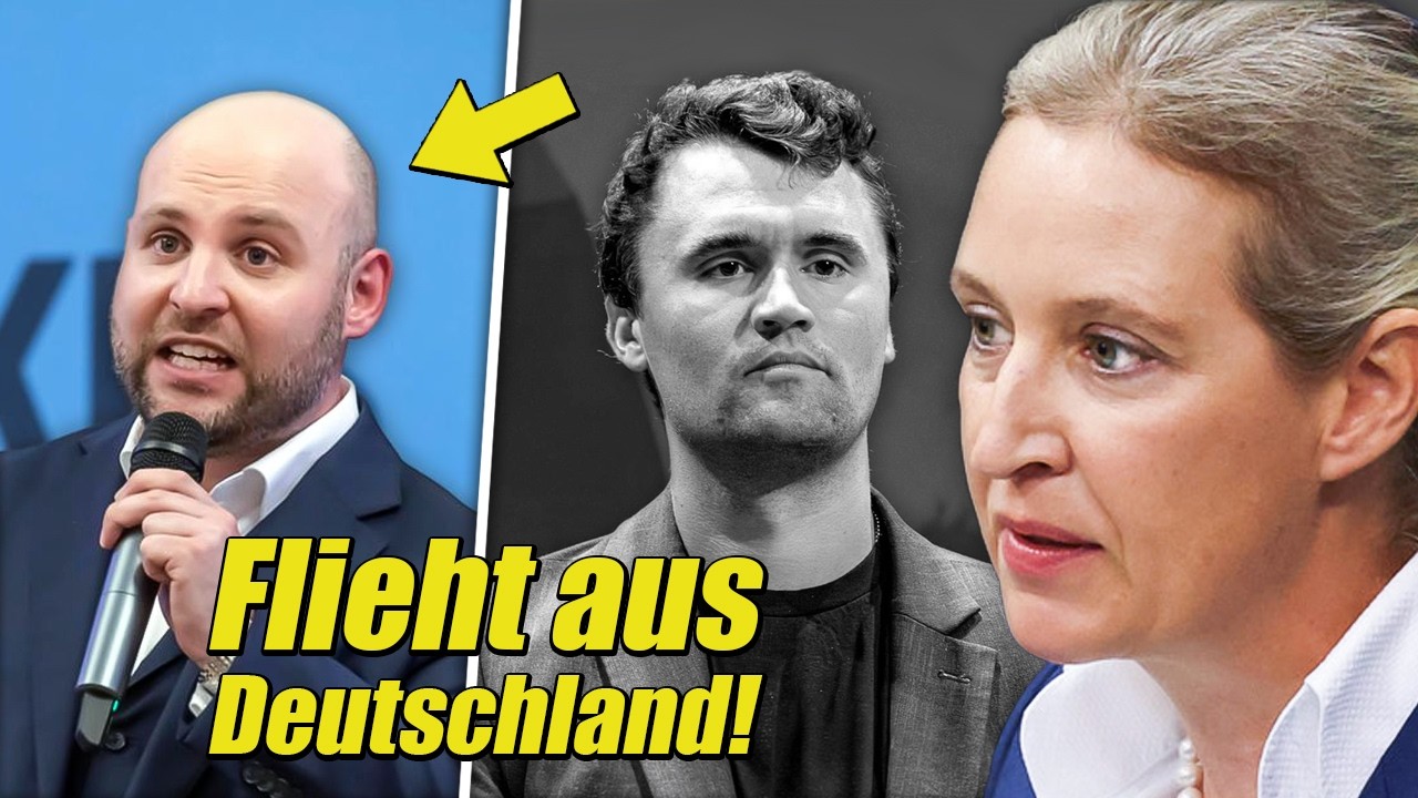 AfD-Spitzenkandidat FLIEHT Vor Wahl Aus Deutschland Und Weidel Ist STINKSAUER!