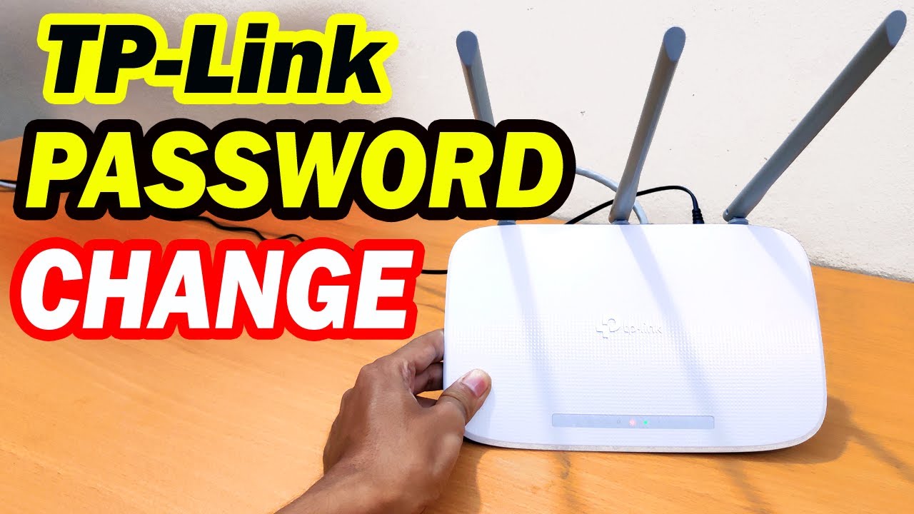 TP-Link Router WiFi Password Change Easy and Quick Technique